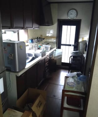 京都府八幡市 R様の不用品回収作業前のご自宅の写真