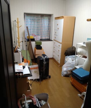 大阪府池田市 E様の不用品回収作業前のご自宅の写真