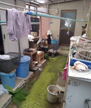 奈良県磯城郡三宅町 I様の不用品回収作業前のご自宅の写真