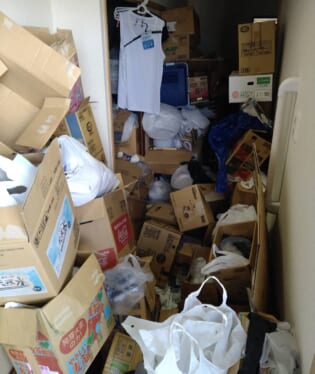 大阪府大阪市平野区 D様の不用品回収作業前のご自宅の写真