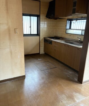 奈良県奈良市 H様の不用品回収作業後のご自宅の写真