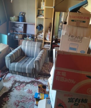奈良県五條市 F様の不用品回収作業前のご自宅の写真