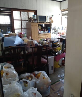 奈良県北葛城郡河合町 U様の不用品回収作業前のご自宅の写真