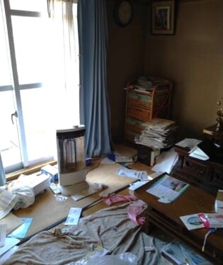 大阪府大阪市平野区 F様の不用品回収作業前のご自宅の写真