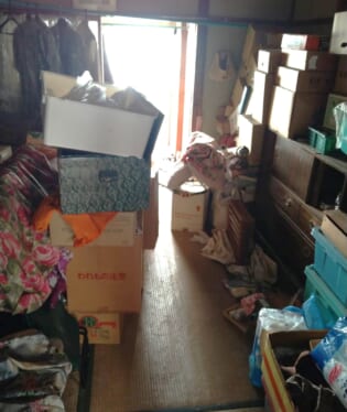 大阪府東大阪市 Y様の不用品回収作業前のご自宅の写真