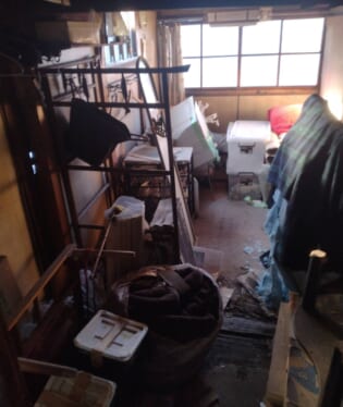 大阪府大阪市城東区 U様の不用品回収作業前のご自宅の写真