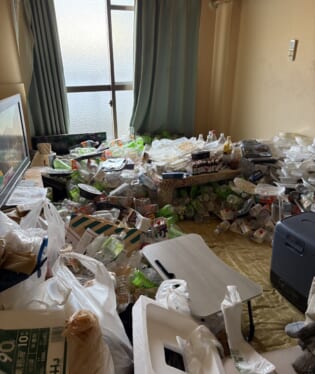 京都府京都市山科区 A様の不用品回収作業前のご自宅の写真