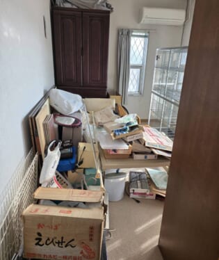 奈良県奈良市 A様の不用品回収作業前のご自宅の写真