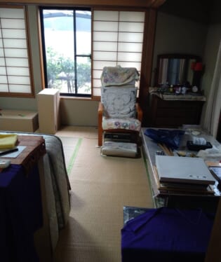 京都府京都市下京区 B様の不用品回収作業前のご自宅の写真