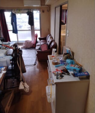 大阪府八尾市 H様の不用品回収作業前のご自宅の写真
