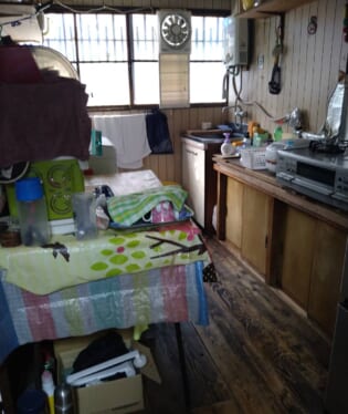 大阪府大阪市生野区 G様の不用品回収作業前のご自宅の写真