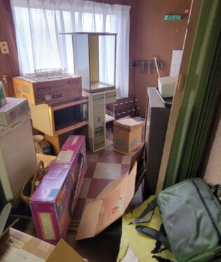 大阪府大阪市住吉区 H様の不用品回収作業前のご自宅の写真
