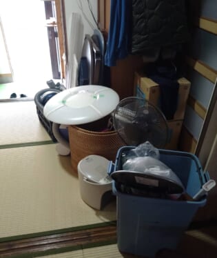 大阪府八尾市 D様の不用品回収作業前のご自宅の写真
