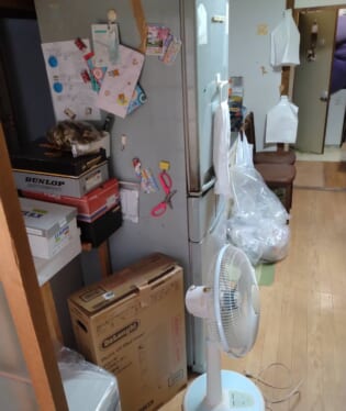 大阪府枚方市 S様の不用品回収作業前のご自宅の写真