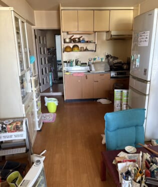 大阪府大阪市鶴見区 F様の不用品回収作業前のご自宅の写真