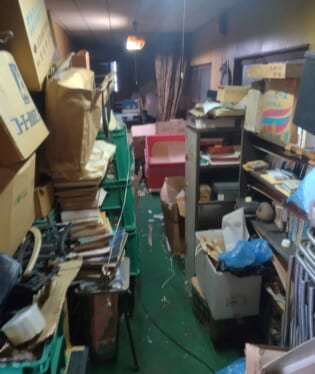 大阪市生野区 J様の不用品回収作業前のご自宅の写真