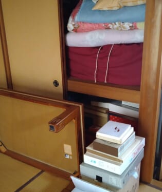 大阪府大東市 M様の不用品回収作業前のご自宅の写真