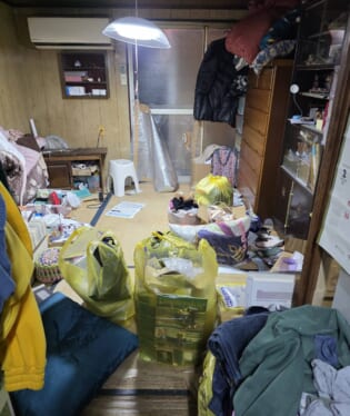 大阪府富田林市 N様の不用品回収作業前のご自宅の写真
