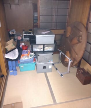 大阪府吹田市 T様の不用品回収作業前のご自宅の写真