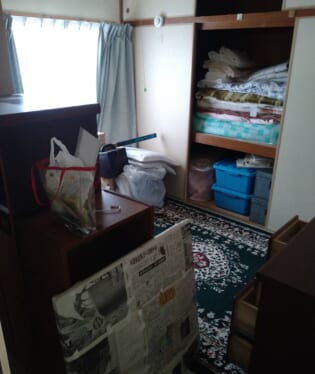 大阪府豊中市 U様の不用品回収作業前のご自宅の写真
