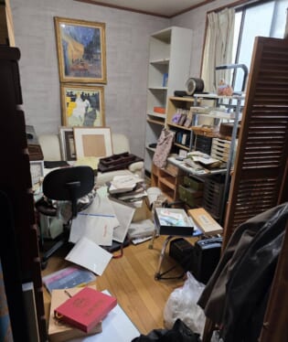 大阪府大阪市住吉区 Z様の不用品回収作業前のご自宅の写真