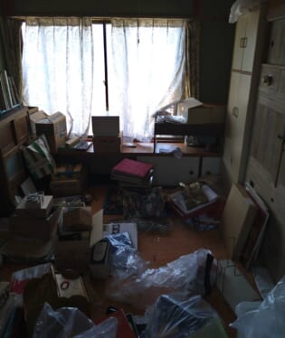 大阪府豊能郡豊能町 E様の不用品回収作業前のご自宅の写真