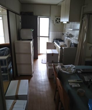 大阪府寝屋川市 G様の不用品回収作業前のご自宅の写真