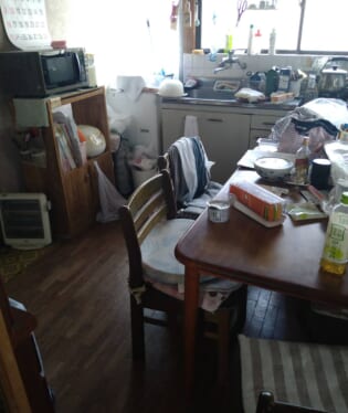 大阪府枚方市 I様の不用品回収作業前のご自宅の写真