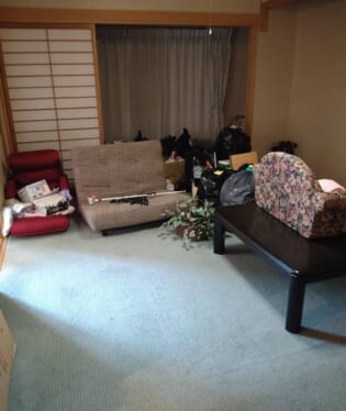 奈良県宇陀市 J様の不用品回収作業前のご自宅の写真