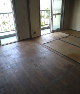 大阪府枚方市 A様の不用品回収作業後のご自宅の写真