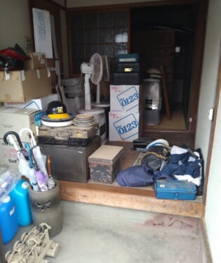 京都府舞鶴市 G様の不用品回収作業前のご自宅の写真