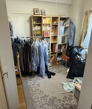 大阪市住吉区 H様の不用品回収作業前のご自宅の写真