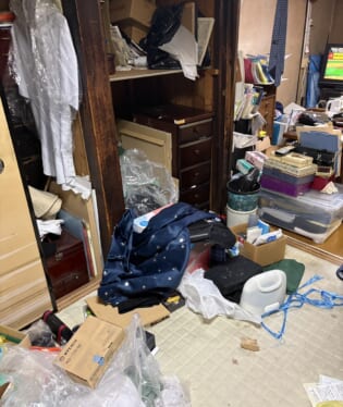 京都市東山区 N様の不用品回収作業前のご自宅の写真