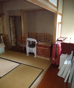 京都府向日市 T様の不用品回収作業前のご自宅の写真