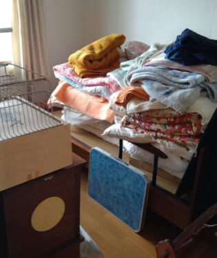 大阪府大阪市住吉区 W様の不用品回収作業前のご自宅の写真