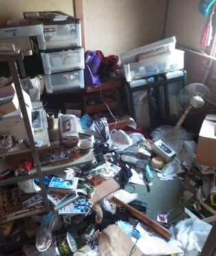 大阪 O様のゴミ屋敷片付け前のご自宅の写真