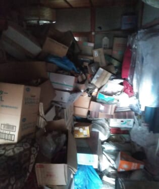 奈良 D様のゴミ屋敷片付け前のご自宅の写真