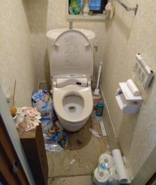 奈良 A様のゴミ屋敷片付け前のご自宅の写真