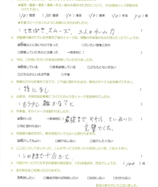 お客様アンケート画像