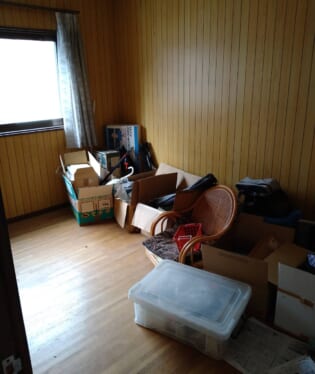 京都府綾部市 N様の遺品整理作業前のご自宅の写真