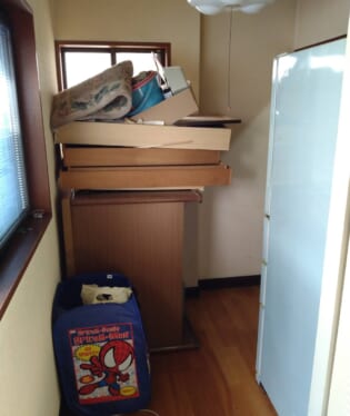 奈良県吉野郡黒滝村 M様の遺品整理作業前のご自宅の写真