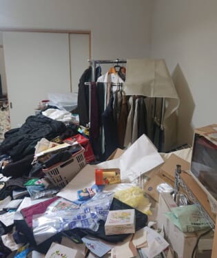 大阪 A様のゴミ屋敷片付け前のご自宅の写真