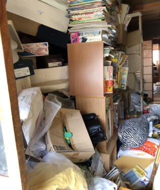 京都府京都市 F様のゴミ屋敷片付け前のご自宅の写真