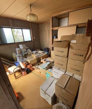 大阪府堺市北区 I様の遺品整理作業前のご自宅の写真