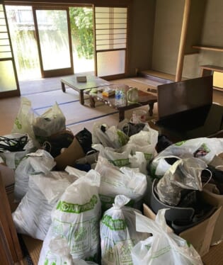 京都府京都市北区 A様の不用品回収作業前のご自宅の写真