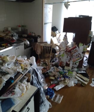京都府京都市 F様のゴミ屋敷片付け前のご自宅の写真